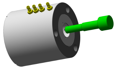 Messtechnik Pneumatik-Durchmesser-Analog
